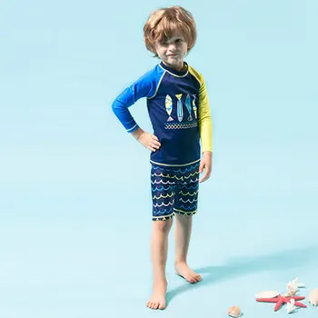 Un Set de 2 buc Băieți costume de Baie Protecție UV pantaloni Scurți Pentru Copii Desene animate Trunchiuri Copii Costume Copii Costum de Scufundări Plaja Poarte Boxeri M-XXL