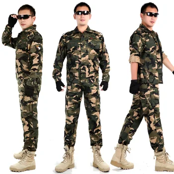 Uniforme militare Tactice Costume de Camuflaj Armata Verde Seturi de Uniforme Militar CS Multicam Îmbrăcăminte de Luptă Sacou +Cargo Pant 4XL
