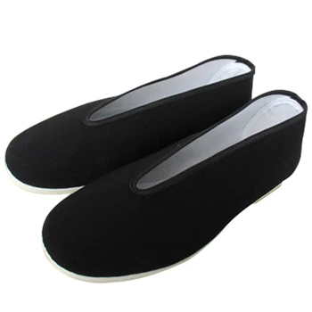 Unisex Negru Chinezesc Bumbac pantofi pentru arte Martiale Kung Fu wushu, Tai Chi, Papuci de casă Bruce Lee barbati pantofi Eur dimensiune 38-47
