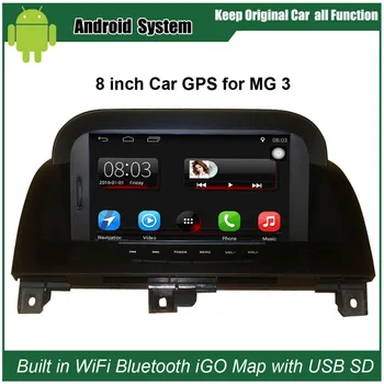 Upgrade Masina Original Radio Player Costum pentru Morris Garaje MG3 MG 3 Auto Video Player WiFi încorporat Navigare GPS Bluetooth