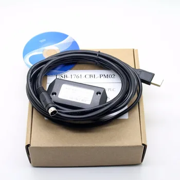USB de Programare PLC Cablu Pentru Un B Micrologix 1000/1200/1500 USB 1761-CBL-PM02 10FT Runda a 8-pin