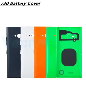 Vecmnoday Noi Originale Carcasa Baterie Usa Pentru Nokia Lumia 730 Spate Baterie Carcasă Cu Putere Butoanele De Volum