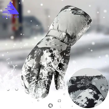 VECTOR Impermeabil de Schi Mănuși Bărbați Femei Cald Schi Snowboard Mănuși cu Snowmobilul Motociclete de Echitatie de Iarnă în aer liber Mănuși de Zăpadă