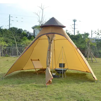 Vidalido de Sus clasa de Lux Indian cort cort/Mare multiplayer aluminiu pol în aer liber camping cort dublu strat/Un turn Mongolia