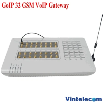Vinde fierbinte GoIP32 GSM VOIP Gateway cu 32 SIM porturi GoIP32 pentru IP PBX / PAI gateway/Suport SMS-uri în vrac și DBL SIM Banca - Fierbinte