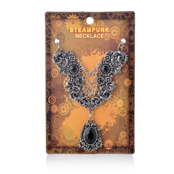 Vintage steampunk moda colier bijuterii pentru femei