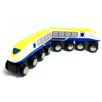 W79 Gratuit de Transport feroviar de Mare viteză masini de Armonie masini din Lemn de trenuri sunt compatibile cu Thomas piese din lemn pentru copii tren de jucărie