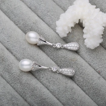 WATTENS Mare de Cristal Autentic Perle Naturale Seturi de Bijuterii Pentru Femei de Argint 925 Colier/Pandantiv+Cercei Dragoste de Nunta cadou