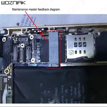 Wozniak A8 A9 CPU Cadru Fix Rezolva Incomplete Sudură Pentru iPhone 6 6P 6S 6SP Schelet Osos Artefact Clip Telefon, Instrumentul de Reparare