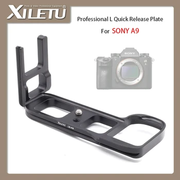 XILETU LB-A9 Profesionale de Tip L Trepied Cap de Minge Suport de Montare Quick Release plate Pentru Sony A9 a9