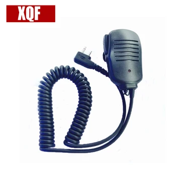 XQF 2 PIN Portabil Difuzor Microfon pentru ICOM IC-V8 Uniden Negru IC-02 Radio Walkie Talkie
