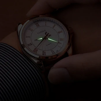 YAZOLE Uita-te la Moda Barbati Top Brand de Lux Celebru de sex Masculin Ceas Cuarț Ceas de mână de Afaceri Reloj Hombre Relogio Masculino