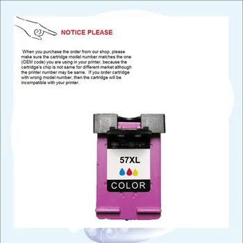 YOTAT Culoare Remanufacturate Pentru HP57 cartuș de cerneală pentru HP Deskjet 450/5150/5550/5552/5650/5652/5850series/9650/9670/9680/PSC 1110