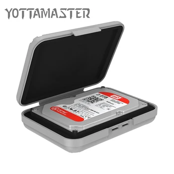 Yottamaster 3.5 Inch HDD Cutie Hard Disk Șaibă de Antrenare cutie rezistent la apa Anti-praf Protector EVA Caz, power bank cazul cutie de depozitare