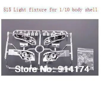 YUKALA 1/10 RC accesorii Auto r/c piese auto dispozitiv de lumină /lampă de 1/10 masina RC S15 caroserie 2 buc/lot transport gratuit