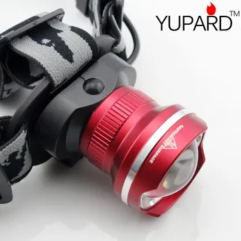 YUPARD XML XM-L2 T6 led-uri Impermeabil Zoom Faruri Focus Față de Lumină LED-uri 3 Modul de Far în aer liber, camping pescuit