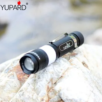 YUPARD zoom Lanterna T6 led-uri luminoase de camping de încărcare USB cu zoom focus lanterna Lanterna 1x18650 baterie reîncărcabilă