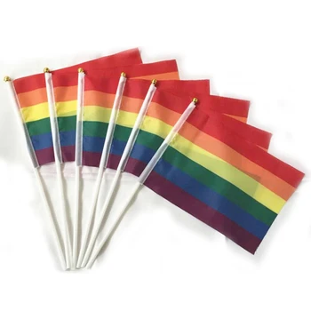 Zbor Bannere 30*20cm Lesbiene Gay Pride LGBT Poliester steagul lgbt