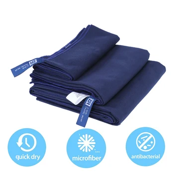 Zipsoft Plajă Prosop de Microfibra de culoare Albastru Închis cu uscare Rapida, Prosoape pentru Baie de Camping în aer Sport Yoga Mat 2018 Noi toalha de banho