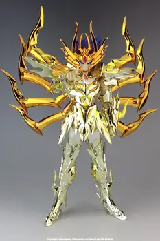 În Stoc Figura Saint Seiya Bandai modelul Gold Suflet Fosta lui Dumnezeu Cancer Berbec fecioara Leu shaka deathmask mu aioria Metal Pânză