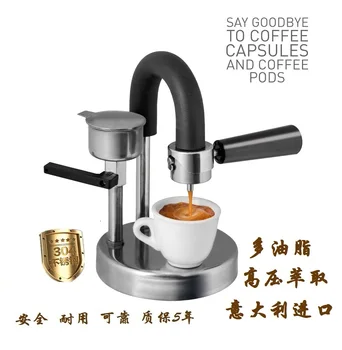 1 buc moka oala 1-2cani Plită Inducție Aragaz aparat de cafea Espresso Pure lucrate manual din inox ibric de cafea pentru acasa sau birou