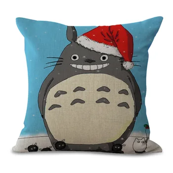 1 bucată designer celebru Creator de Desene animate Totoro Model Minunat îmbrățișare față de pernă Decorative Acasă, Scaun Perne de Caz 45*45cm