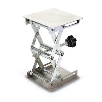 100*100*150 mm Mini-Manual de Laborator Masa de Ridicare din Oțel Inoxidabil de ridicare platforma de 10*10cm