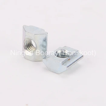 100buc 50pcs T Sliding Nut bloc M3 M4 M5 pentru 2020 Profil de Aluminiu slot 6 zincat Placă de Aluminiu Accesorii M3 M4 M5