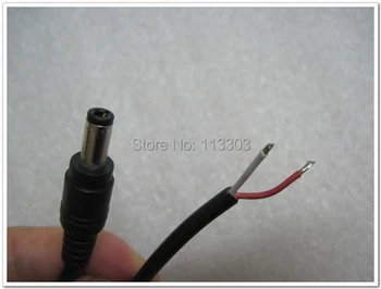 100buc DC Plug Singur Mascul 5.5*2.5 mm / 5.5x2.5 mm cu Cablu de Alimentare Cablu de Aproximativ 30cm 3A 4A Sârmă de Cupru de Bază de Înaltă Calitate