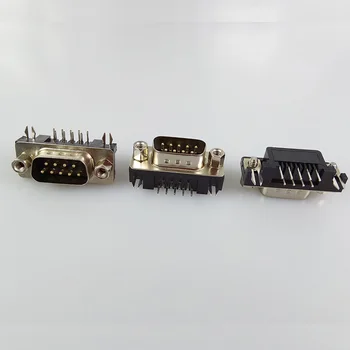 100buc/lot 9 PINI D-SUB Conector DB 9Pin Terminal Kit de Interfață Paralelă Adaptor DB 9 PINI D-SUB Conector de sex Masculin Plug Adaptor PCB
