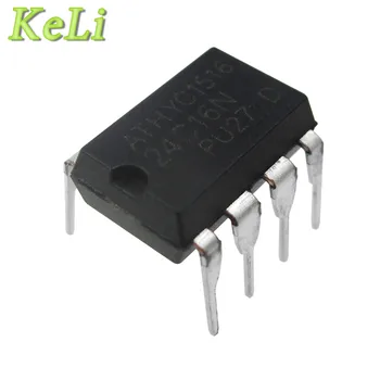 100buc/lot Nou 24C16 AT24C16 DIP-8 24C16N 2-Wire Serial EEPROM memorie IC