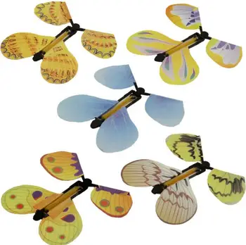 100buc Magic Butterfly Fluture care Zboară Din Mâini Goale Libertatea Fluture Magic Trucuri de Mentalism Magie Copii Jucarie pentru Copii