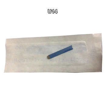 100buc/mulțime de unica folosinta Albastru Permanent, U12, U14 U16 Manual Sprancene Tatuaj Ace Lama Pentru 3D Broderie Microblading Tatuaj Pen
