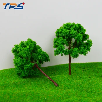 100buc nisip masa model kit de constructii ho scară copac model model în miniatură sârmă copac 9cm