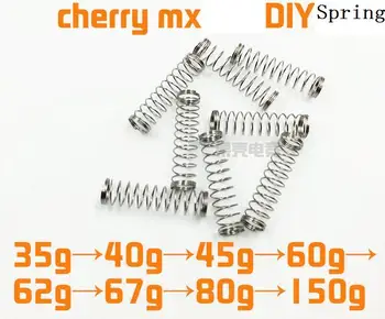 100buc/pachet Întrerupătoare de Primăvară pentru Cherry MX DIY Tastatură Mecanică de Gaming 35G/40G/45G/60G/62G/67G/150G/80G