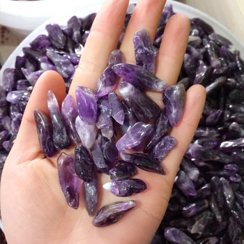 100g Naturale Violet Cristal Ametist Dinți Pietriș Piatră de Cuarț Amethystine Prime Piatră prețioasă Minerale-Specimen de Decorare Piatră de Energie