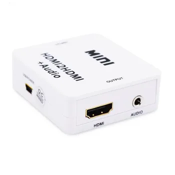 1080P HD MINI HDMI la HDMI+AUDIO Convertor Video Decoder Adaptor Elimina HDCP CHEIE de Acord Audio Separator,+Cablu USB+Cutie Cadou