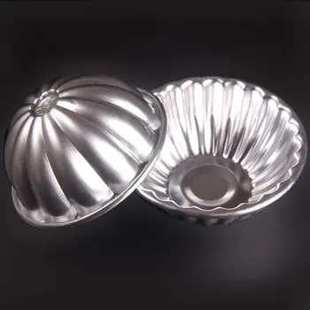 10buc 3inch Rotund de Aluminiu Budinca de Mucegai Tort Fondant Matrite 3D produse de Patiserie Bakeware Accesorii de Bucatarie