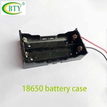 10buc BTY 18650 Baterie Cutii Cu firelor Pentru 2 x 18650 Li-ion Baterie din Plastic Titularul transport gratuit