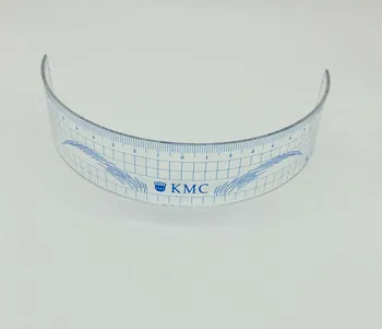 10buc Machiaj Permanent Șabloane din Plastic Spranceana Conducător KMC Tatuaj Cosmetic Modelarea Instrument Pentru Începători