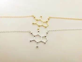 10BUC Moda Serotonina Cofeina Moleculă Bratara Biochimie Structura Bratari Element Clavicula Bratari