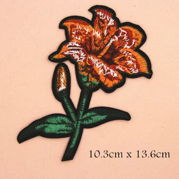 10buc/Mulțime de Flori de Trandafir Desene animate Patch-uri Pentru Haine de Aplicare Blugi Sac Aplicatiile de Fier Pe Brodat Cusut Accesorii BT113