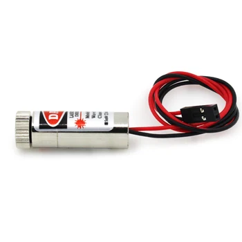10buc Pentru Ciclop Scanner 3D Printer 12mm 5mw linia roșie cu laser modulul MXD1230 punctul dimensiunea spotului laser reglabil emisie cap 3D0266