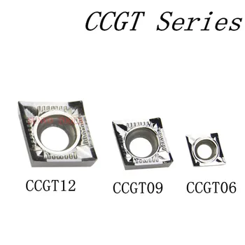 10buc/set CCGT09T302/CCGT09T304/CCGT09T308-AK H01 CNC Carbură de aluminiu lama de tăiere pentru KORLOY introduce SCLCR/SCKCR instrumentul de cotitură