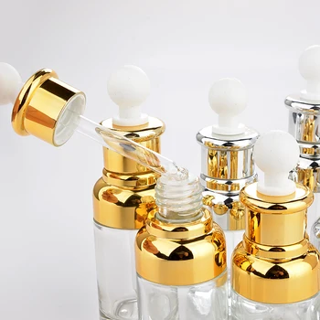(10Pieces/Lot) 20ML Mini Portabil de Sticla Returnabile Sticla de Parfum Pentru Călător&Gol Cosmetice Recipient Cu Picurator