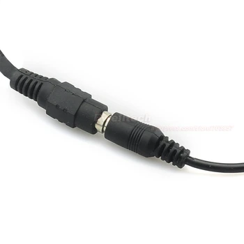 10x DC 1 Feminin la 4 Plug de sex Masculin Cablu de 5.5x2.1mm Splitter Adaptor de Securitate