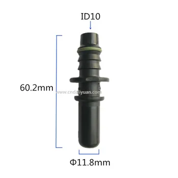 11.8 mm-ID10 universal, general auto Combustibilul rapid conector conector conector de plastic 5PCS o mulțime