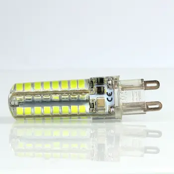 12 Pack LED G9 220V 240V 9W AC Turnul cu LED-uri Bec 64 Led 2835 Cristal de Siliciu Loc de Lampă Lumina Alb Cald Alb