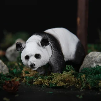 12BUC/set din Plastic Animale Zoo Figura Panda, Tigru Urangutan Oaie Lup Câini Jucărie pentru Copii Animal Minunat Set Jucarii Cadou Pentru Copii