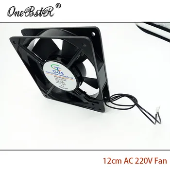 12cm Fan AC 220V/240V AC 0,1 a 2000 RPM 12025 Sleeve Bearing Fan Cadru Metalic + PBT Cuptor Congelator Șasiu Ventilatoare de Răcire 50/60Hz